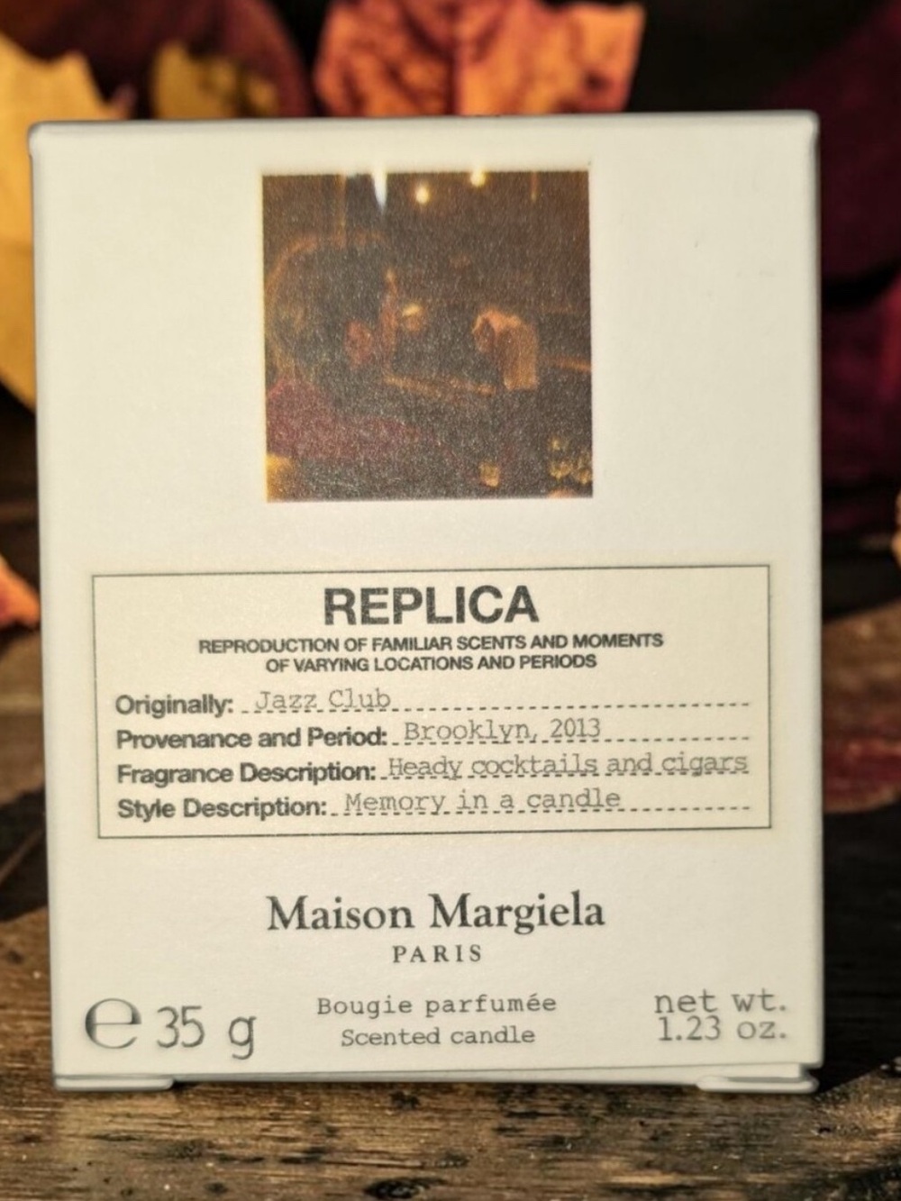 Maison Martin Margiela Replica 'Jazz Club' White Scented Candle Box